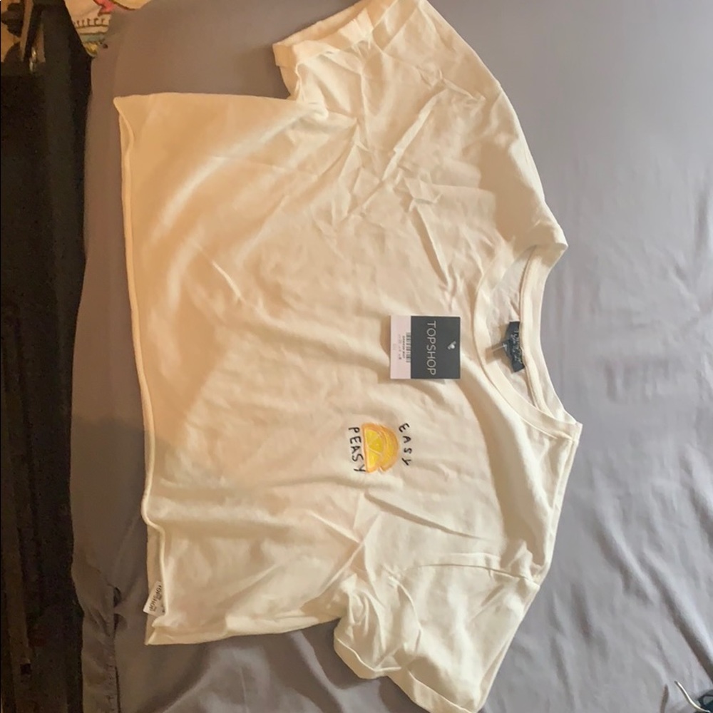 Top shop crop top size 4